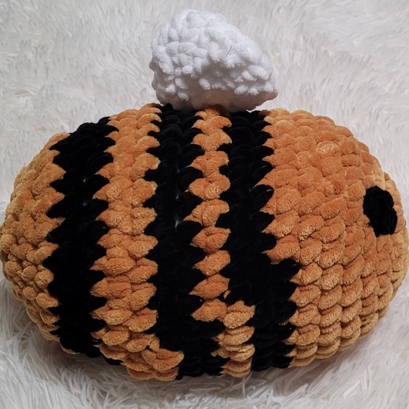 Crocheted Stuffed Bumblebee - Picture 2 of 4